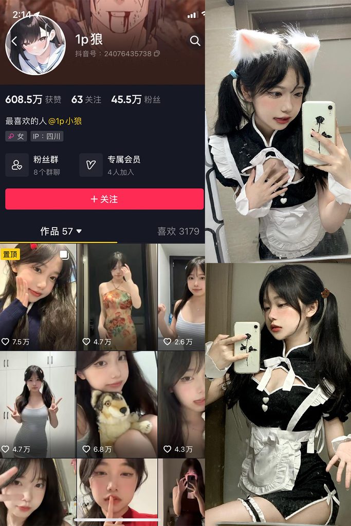 图片[1]-抖音 1p狼 微密圈 NO.001期 【23P】-MIYI