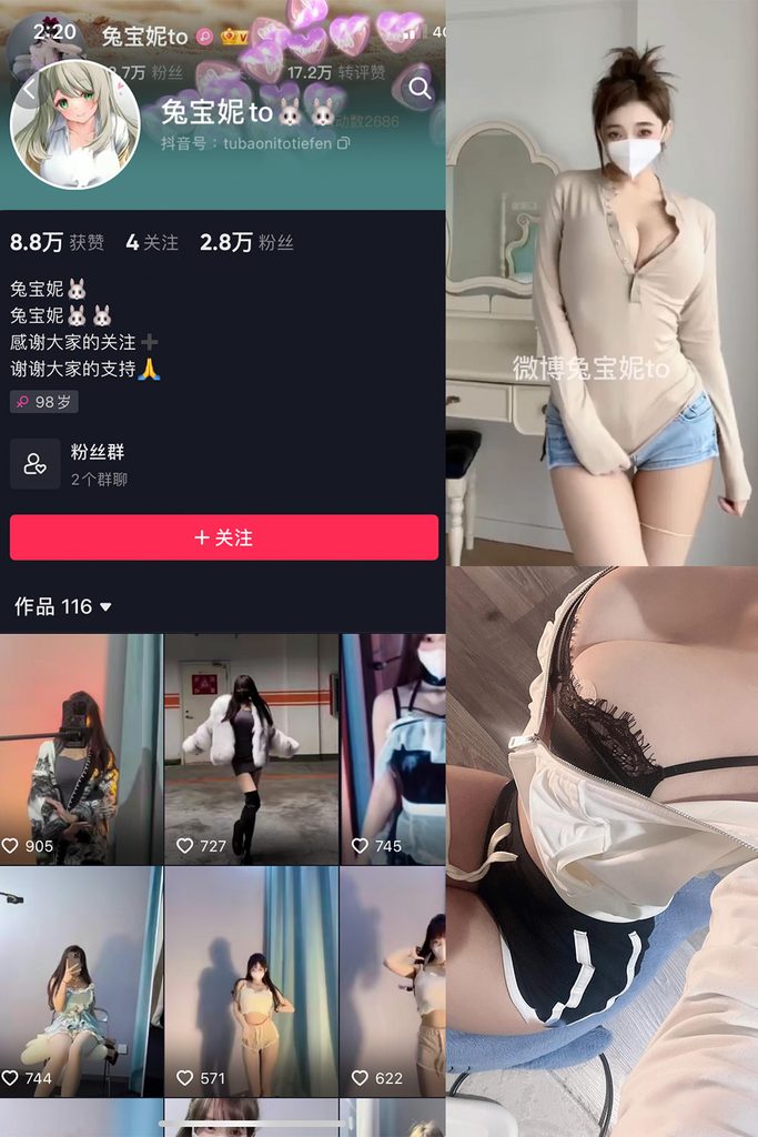 图片[1]-抖音 兔宝妮to 微密圈 NO.033期 【6P20V】-MIYI