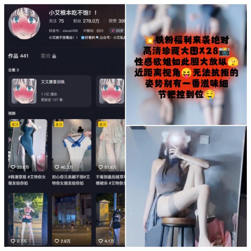 抖音 小艾根本吃不饱 微密圈 NO.063期 【35P】-MIYI