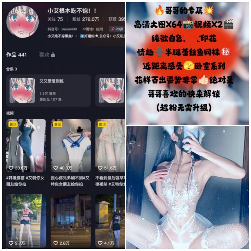 抖音 小艾根本吃不饱 微密圈 NO.066期 【70P2V】-MIYI