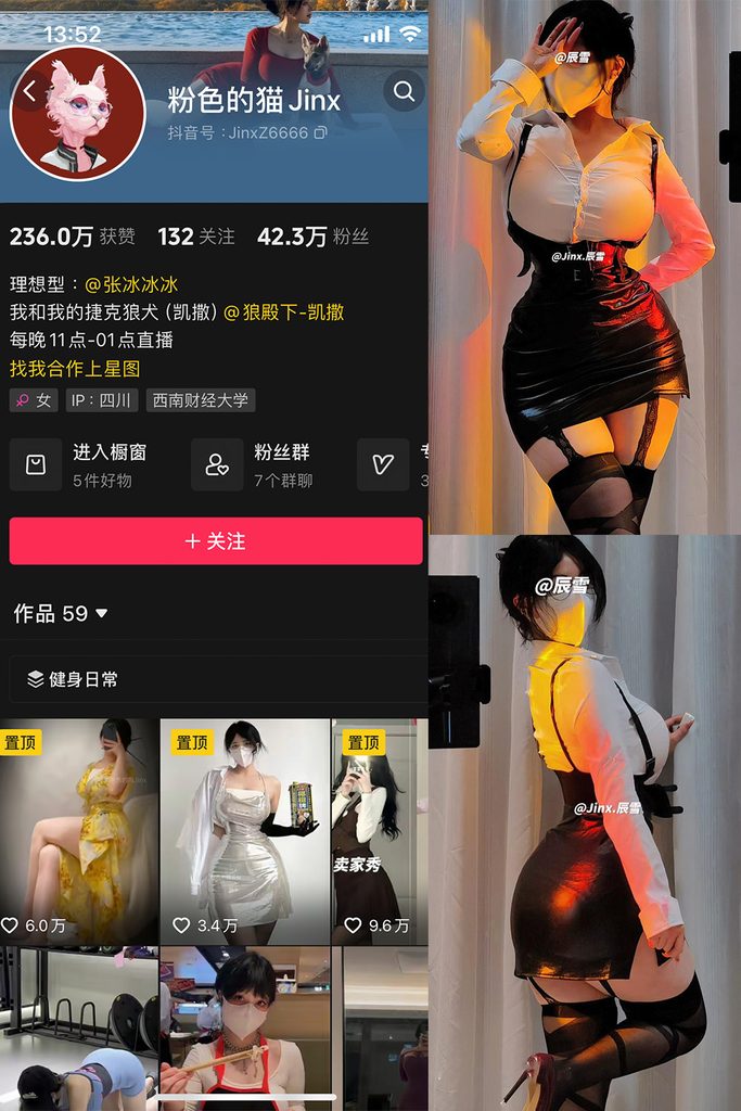 图片[1]-抖音 粉色的猫jinx 微密圈 NO.001期 【41P】-MIYI