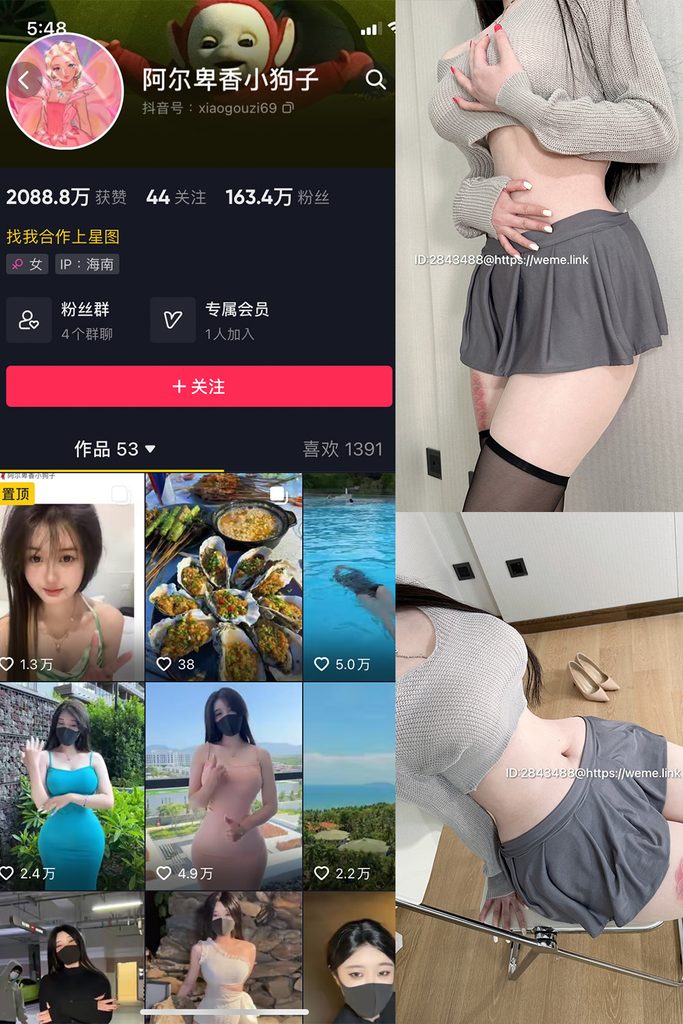图片[1]-抖音 阿尔卑香小狗子 微密圈 NO.001期 【23P1V】-MIYI